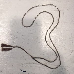 Chan Luu silver beaded necklace